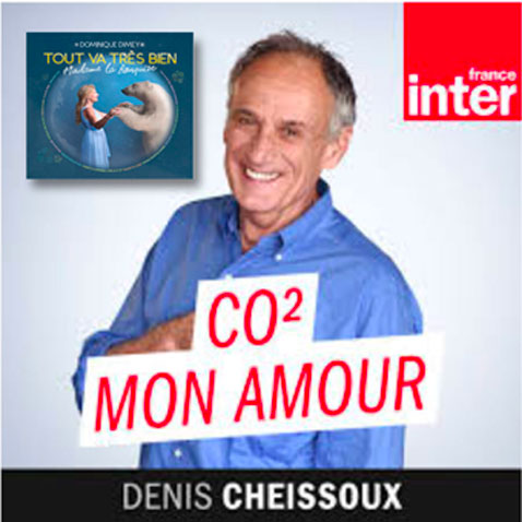 Sur France Inter dans son émissions Co2 mon amour, Denis Cheissoux présente les chansosn du nouvel album de Dominique "Tout va très bien madame la Banquise !"