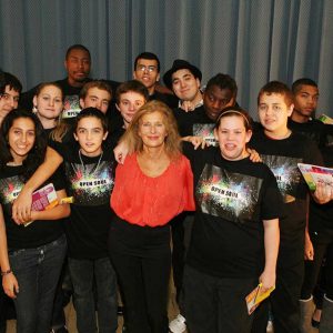 Dominique Dimey Master class avec des enfants d'Auteuil