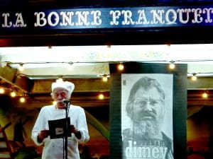 Dominique Dimey Le diner des poètes à La Bonne Franquette à Montmartre