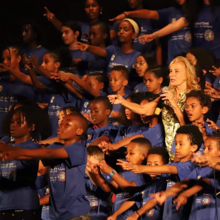 Dominique Dimey Grand concert des droits des enfants en Éthiopie à Addis Abeba