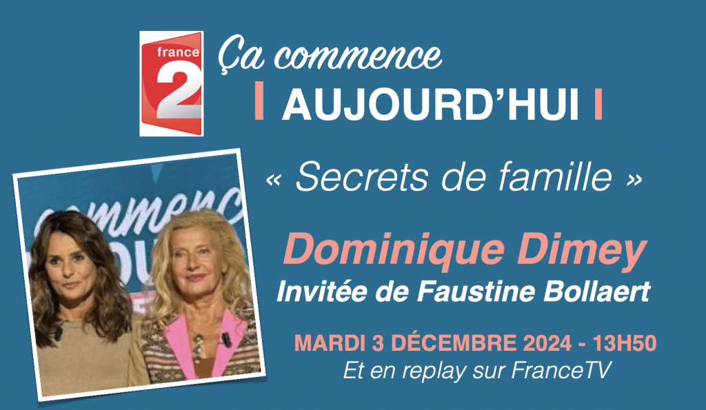 Dominique Dimey invitée de l'émission Ca commence aujourd'hui sur France 2